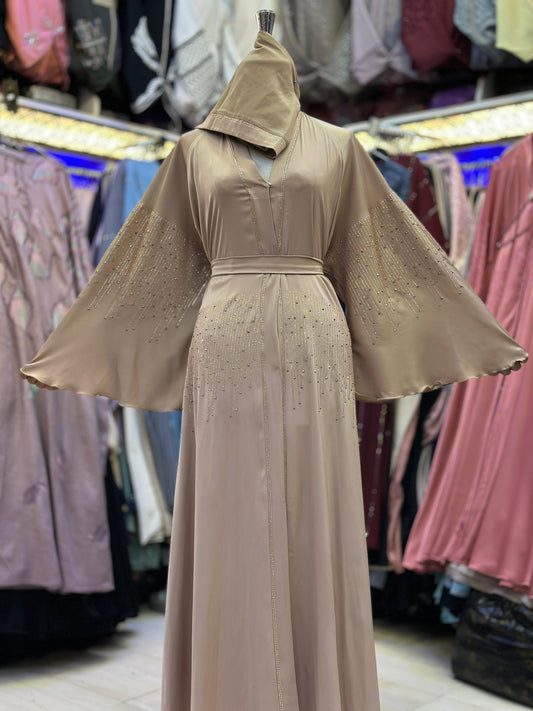 Jubah Madinah Butterfly - Light Brown