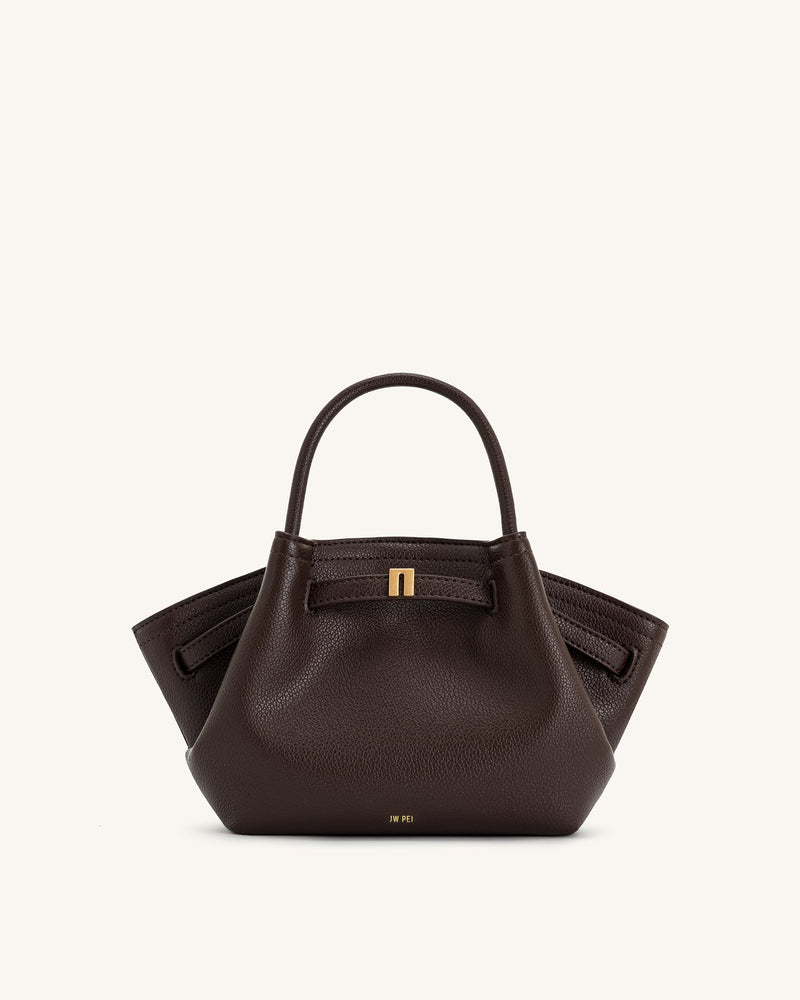 JW PEI Hana Mini Tote Bag - Dark Brown