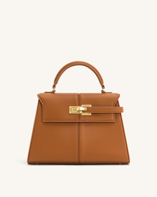 JW PEI Pink Elise Large Top Handle Bag - Brown