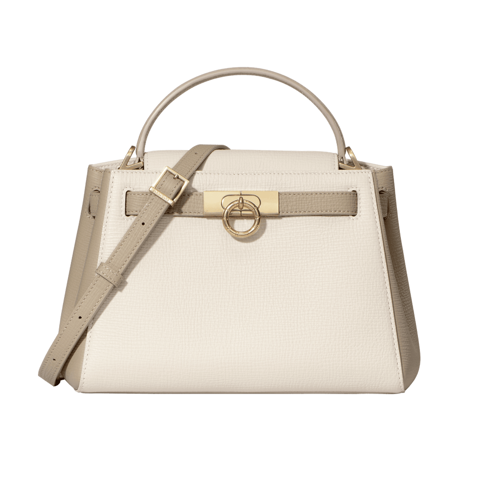 Parisa Wang Madison Top Handle Bag - Cream Earlgrey