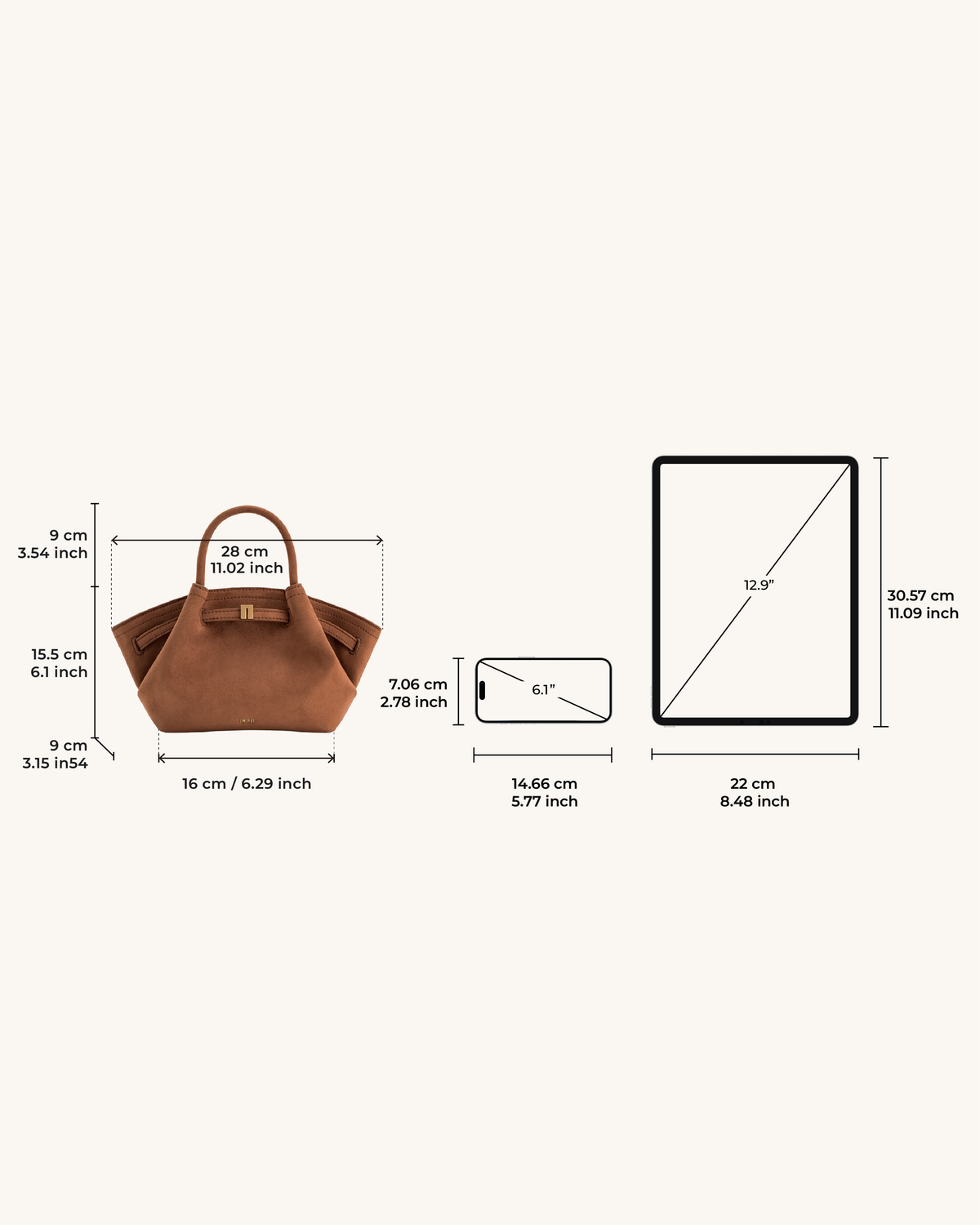JW PEI Hana Mini Tote Bag - Brown