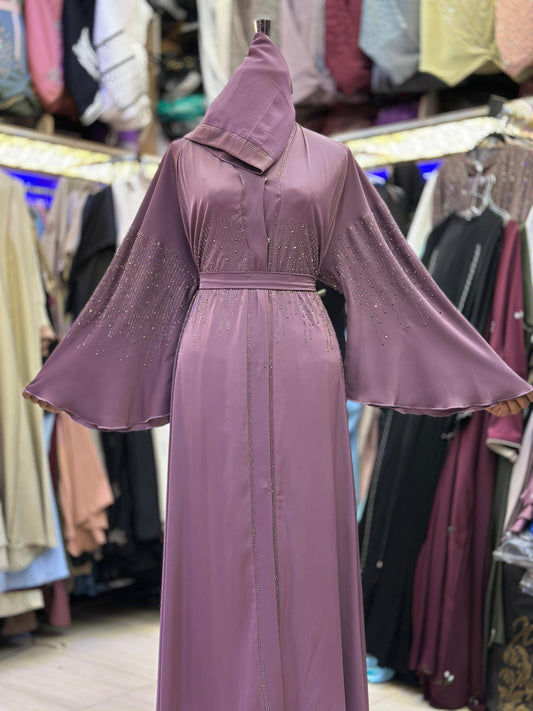 Jubah Madinah Butterfly - Purple