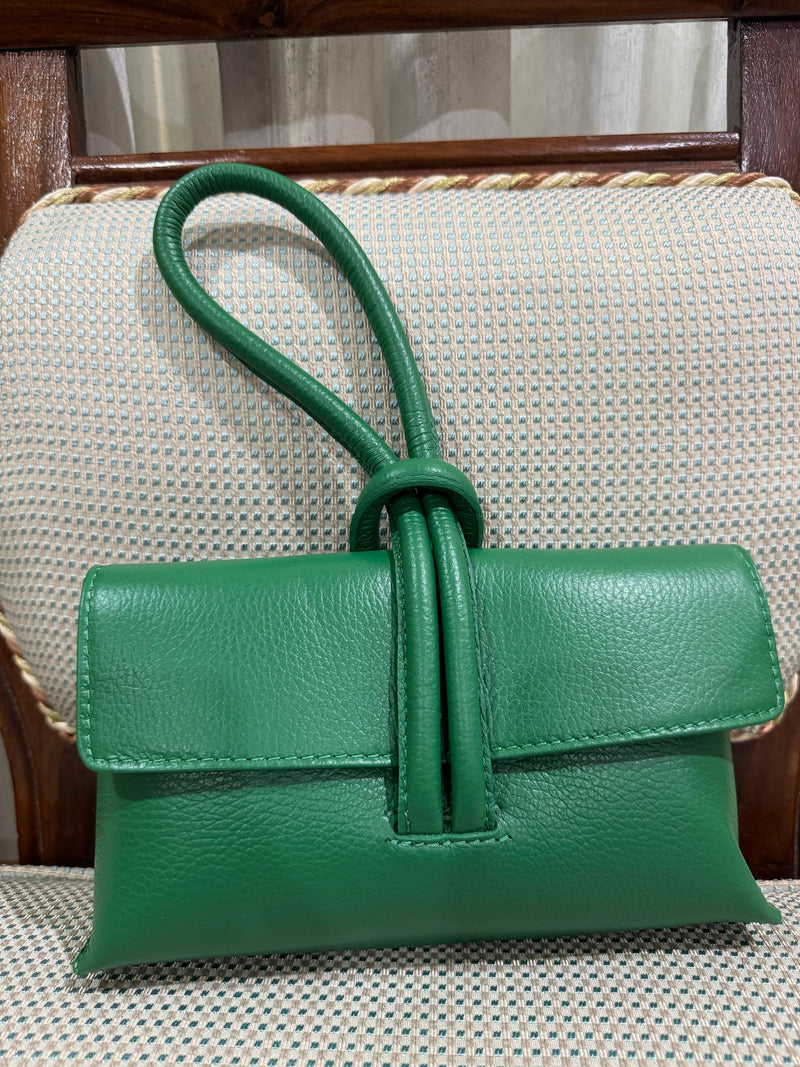 Leather Bag Paris- Emerland Green